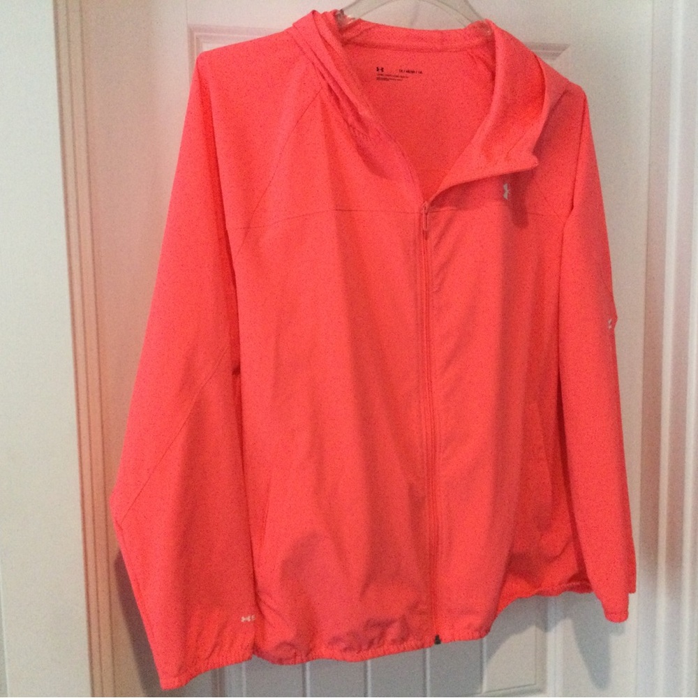 Under Armour Orange Lightweight Jacket Size 1X